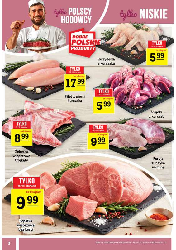 Gram Market - gazetka promocyjna Gazetka od środy 10.06 do wtorku 16.06 - strona 3