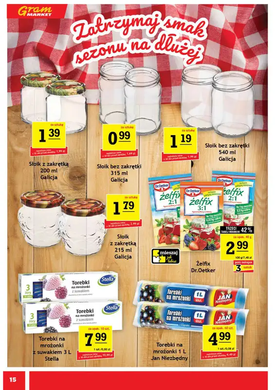 Gram Market - gazetka promocyjna Gazetka od środy 10.06 do wtorku 16.06 - strona 15