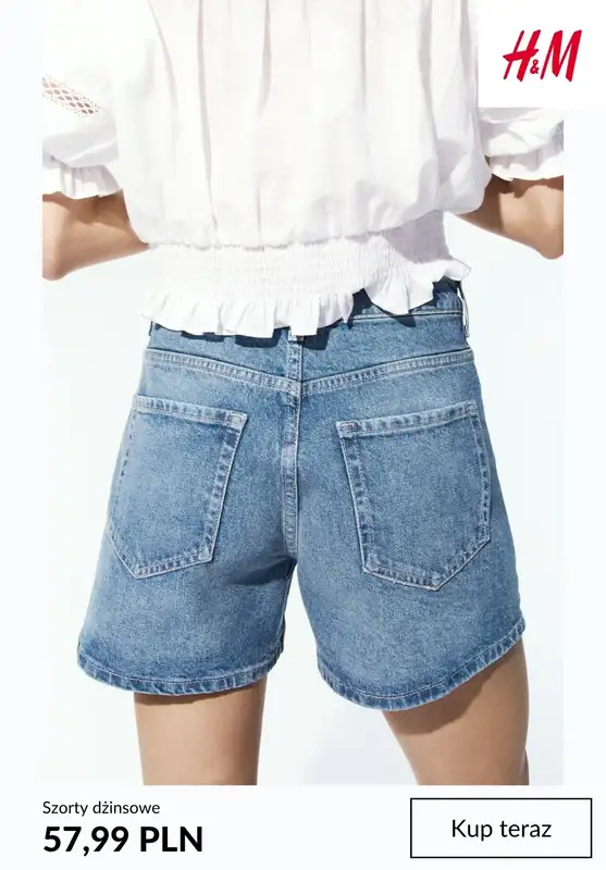 H&M - gazetka promocyjna Szorty damskie od środy 03.06  - strona 12
