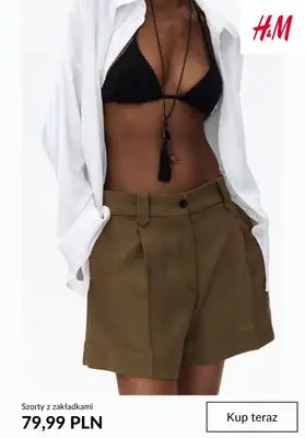 H&M - gazetka promocyjna Szorty damskie od środy 03.06  - strona 2