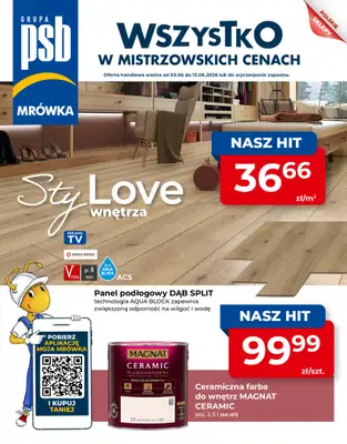 PSB Mrówka - gazetka promocyjna Gazetka od środy 03.06 do soboty 13.06