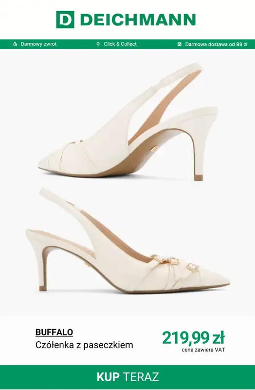 Deichmann - gazetka promocyjna Buty na wesele od środy 03.06  - strona 6