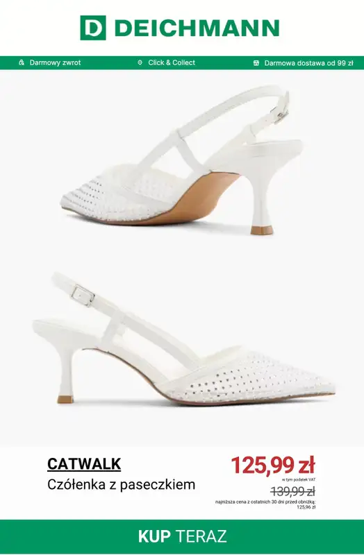 Deichmann - gazetka promocyjna Buty na wesele od środy 03.06  - strona 10