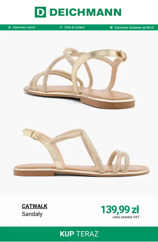 Deichmann - gazetka promocyjna Buty na wesele od środy 03.06  - strona 8