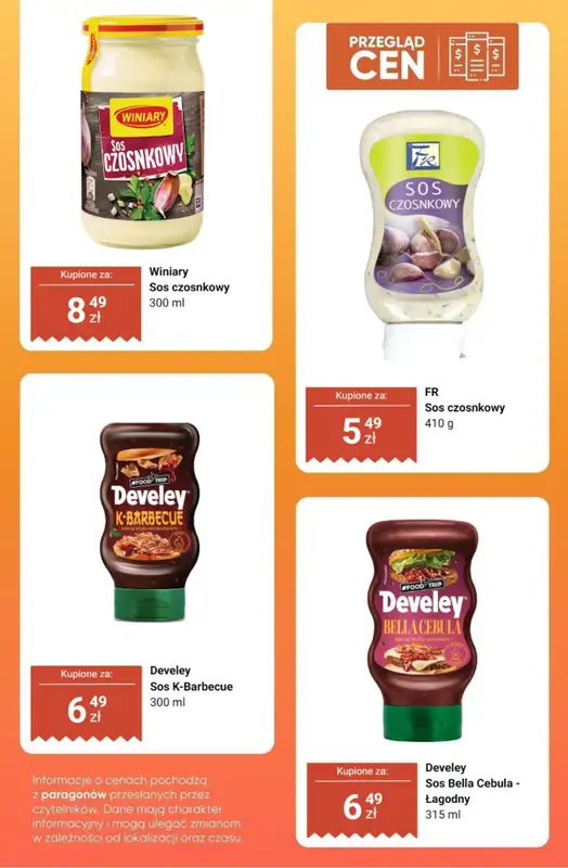 Dino - gazetka promocyjna Ketchupy i sosy - przegląd cen od czwartku 04.06 do wtorku 09.06 - strona 8