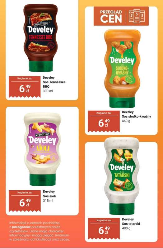 Dino - gazetka promocyjna Ketchupy i sosy - przegląd cen od czwartku 04.06 do wtorku 09.06 - strona 6