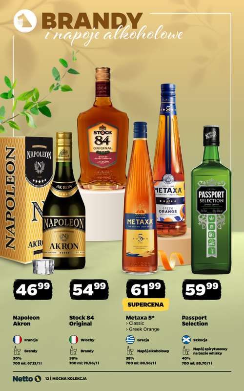 Netto - gazetka promocyjna Mocna Kolekcja - Alkohole Mocne  do soboty 20.06 - strona 12
