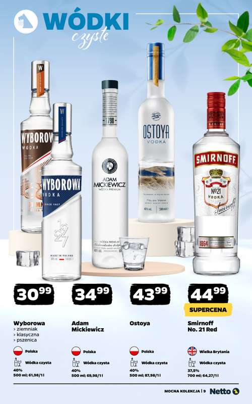 Netto - gazetka promocyjna Mocna Kolekcja - Alkohole Mocne  do soboty 20.06 - strona 9