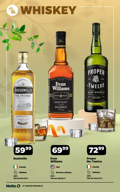 Netto - gazetka promocyjna Mocna Kolekcja - Alkohole Mocne  do soboty 20.06 - strona 14