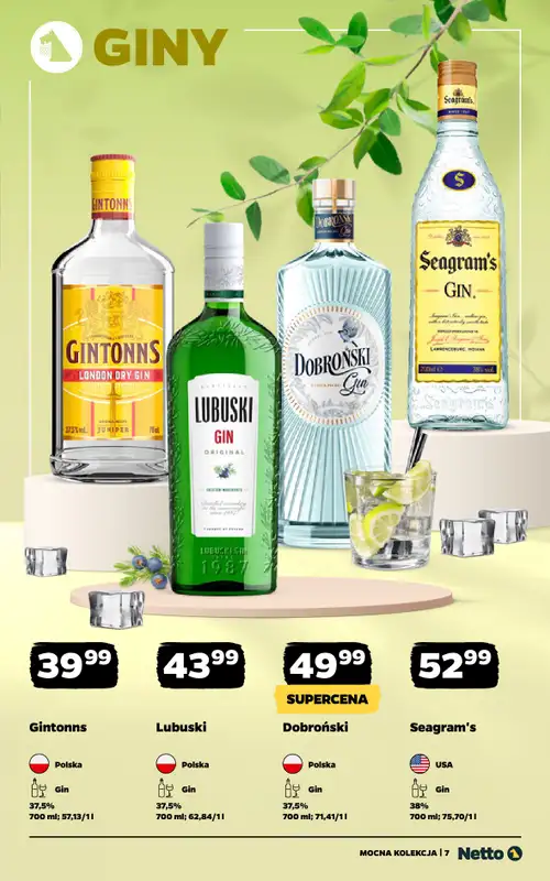 Netto - gazetka promocyjna Mocna Kolekcja - Alkohole Mocne  do soboty 20.06 - strona 7