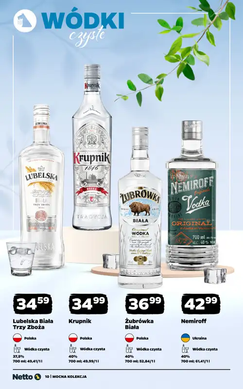 Netto - gazetka promocyjna Mocna Kolekcja - Alkohole Mocne  do soboty 20.06 - strona 10