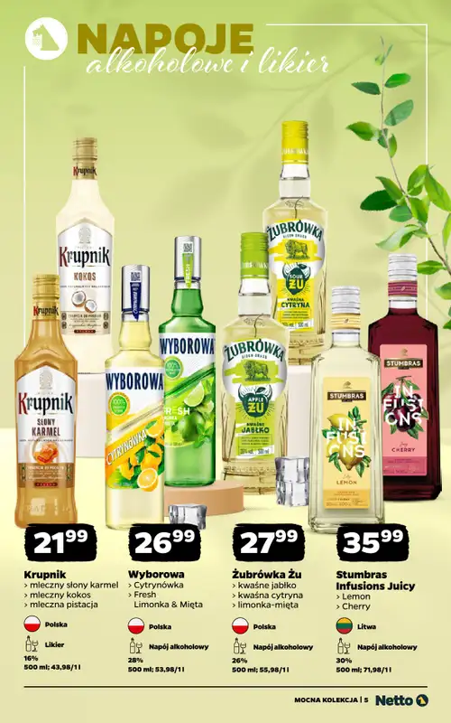 Netto - gazetka promocyjna Mocna Kolekcja - Alkohole Mocne  do soboty 20.06 - strona 5