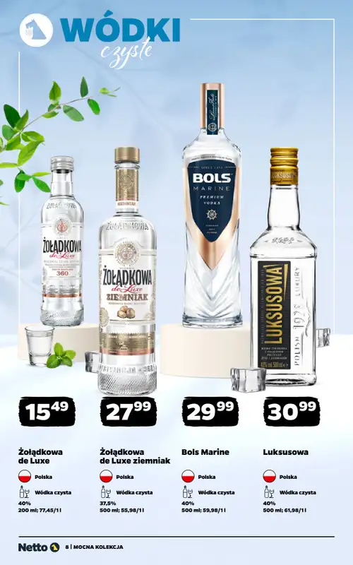 Netto - gazetka promocyjna Mocna Kolekcja - Alkohole Mocne  do soboty 20.06 - strona 8