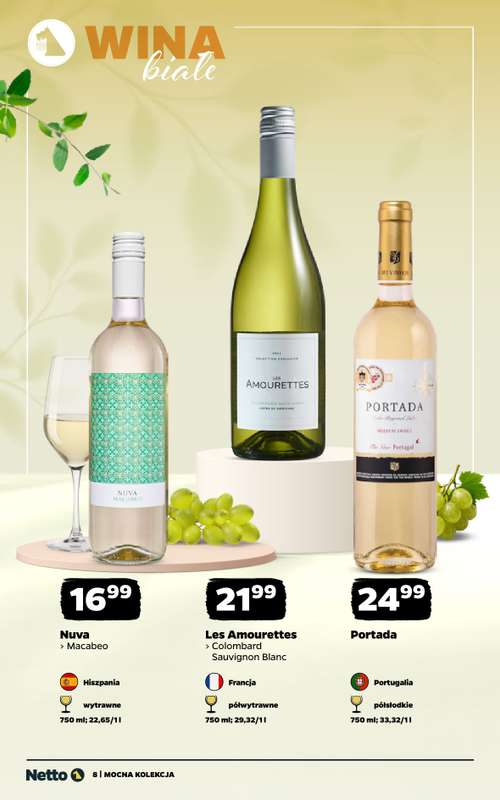 Netto - gazetka promocyjna Mocna Kolekcja - Wina  do soboty 20.06 - strona 8