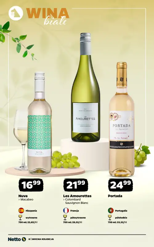 Netto - gazetka promocyjna Mocna Kolekcja - Wina  do soboty 20.06 - strona 8