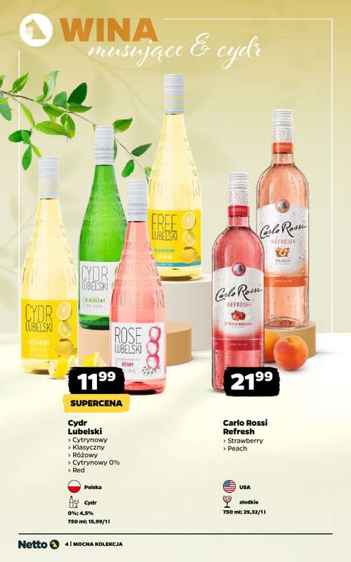 Netto - gazetka promocyjna Mocna Kolekcja - Wina  do soboty 20.06 - strona 4