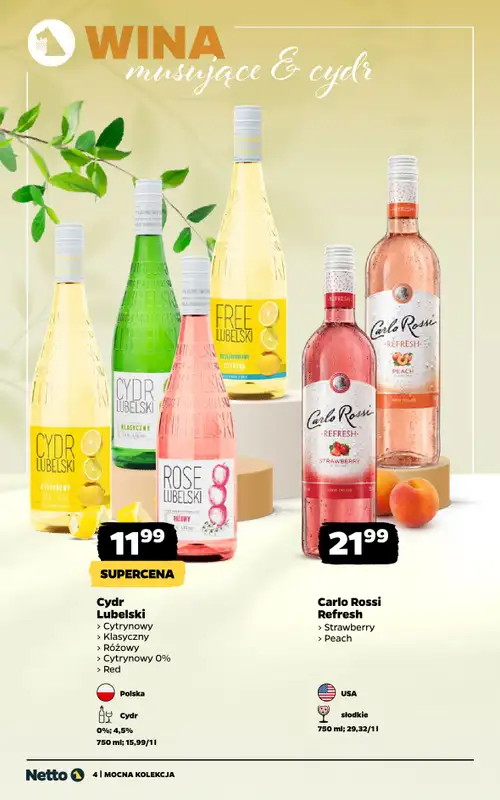 Netto - gazetka promocyjna Mocna Kolekcja - Wina  do soboty 20.06 - strona 4