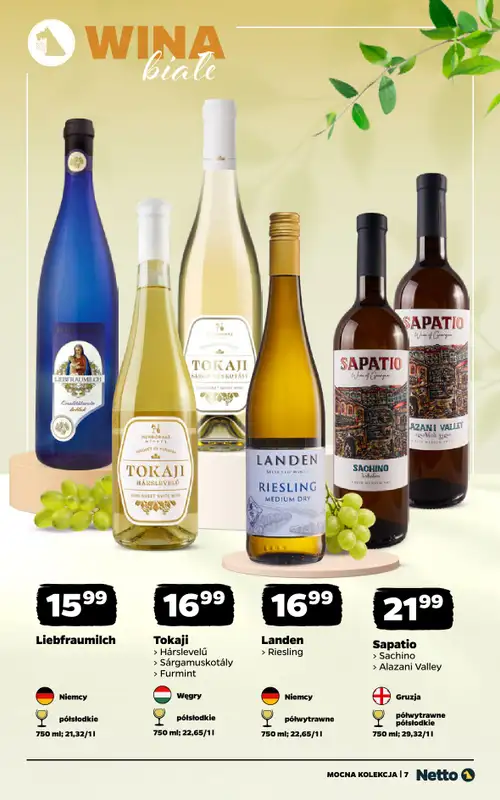 Netto - gazetka promocyjna Mocna Kolekcja - Wina  do soboty 20.06 - strona 7
