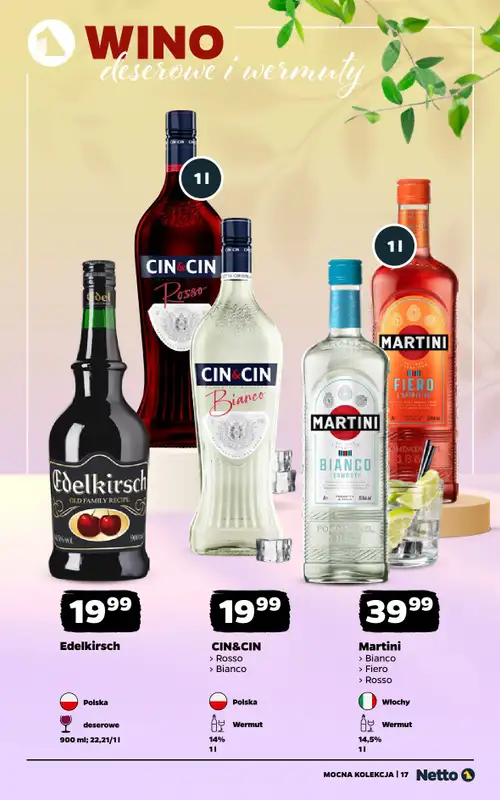 Netto - gazetka promocyjna Mocna Kolekcja - Wina  do soboty 20.06 - strona 17