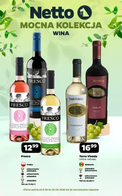 Netto - gazetka promocyjna Mocna Kolekcja - Wina  do soboty 20.06