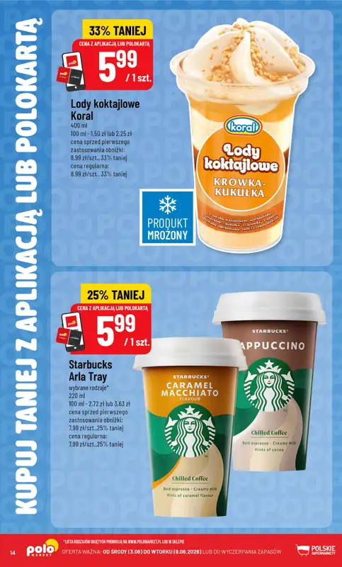 POLOmarket - gazetka promocyjna Katalog Kupuj taniej z POLOappką od środy 03.06 do wtorku 09.06 - strona 14