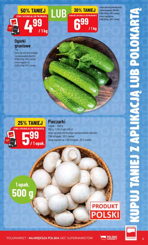 POLOmarket - gazetka promocyjna Katalog Kupuj taniej z POLOappką od środy 03.06 do wtorku 09.06 - strona 5