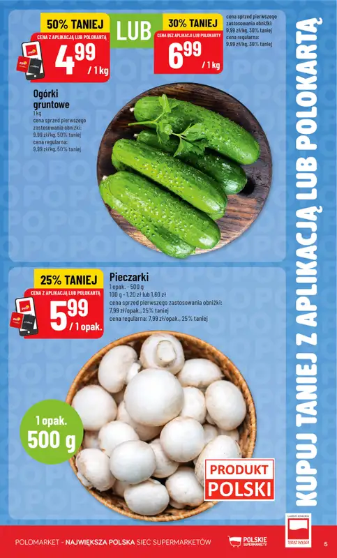 POLOmarket - gazetka promocyjna Katalog Kupuj taniej z POLOappką od środy 03.06 do wtorku 09.06 - strona 5