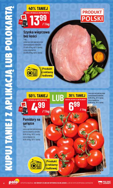 POLOmarket - gazetka promocyjna Katalog Kupuj taniej z POLOappką od środy 03.06 do wtorku 09.06 - strona 4