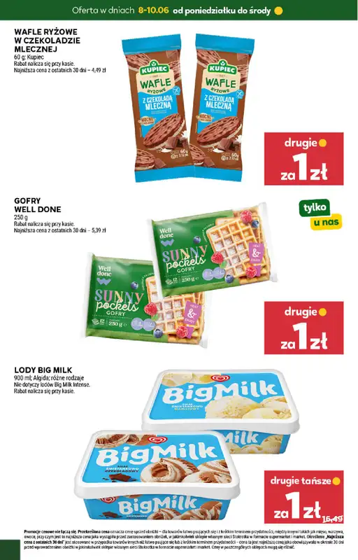 Stokrotka - gazetka promocyjna Hity na start od poniedziałku 08.06 do środy 10.06 - strona 4