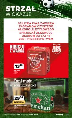 Netto - gazetka promocyjna Gazetka Spożywcza od poniedziałku 08.06 do soboty 13.06 - strona 23