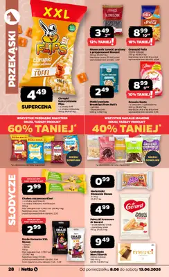 Netto - gazetka promocyjna Gazetka Spożywcza od poniedziałku 08.06 do soboty 13.06 - strona 28