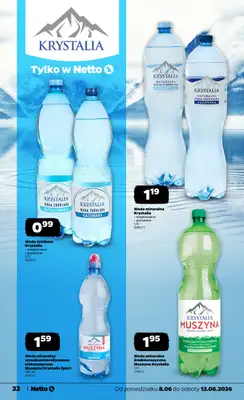 Netto - gazetka promocyjna Gazetka Spożywcza od poniedziałku 08.06 do soboty 13.06 - strona 32