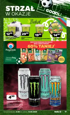 Netto - gazetka promocyjna Gazetka Spożywcza od poniedziałku 08.06 do soboty 13.06 - strona 17