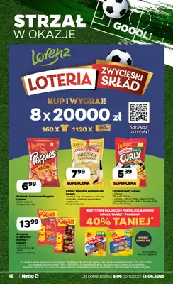 Netto - gazetka promocyjna Gazetka Spożywcza od poniedziałku 08.06 do soboty 13.06 - strona 16