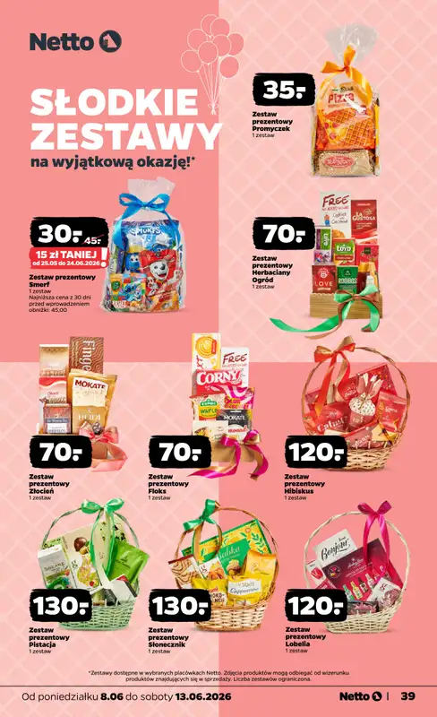 Netto - gazetka promocyjna Gazetka Spożywcza od poniedziałku 08.06 do soboty 13.06 - strona 39