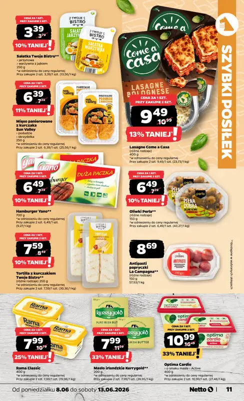 Netto - gazetka promocyjna Gazetka Spożywcza od poniedziałku 08.06 do soboty 13.06 - strona 11