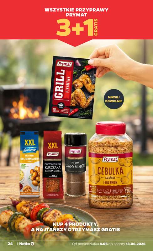 Netto - gazetka promocyjna Gazetka Spożywcza od poniedziałku 08.06 do soboty 13.06 - strona 24
