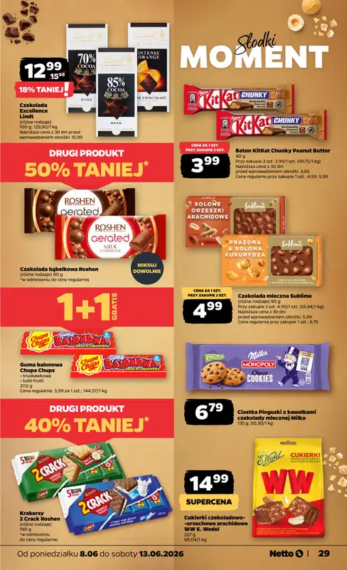 Netto - gazetka promocyjna Gazetka Spożywcza od poniedziałku 08.06 do soboty 13.06 - strona 29