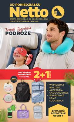 Netto - gazetka promocyjna Inspiracje Tygodnia Podróże  do soboty 13.06