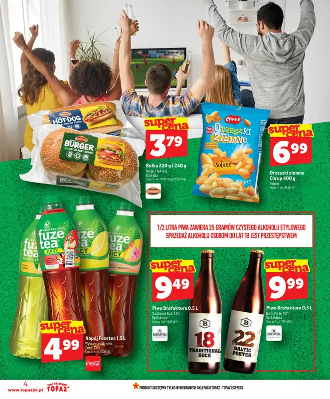 TOPAZ - gazetka promocyjna Nowa gazetka od czwartku, 11.06 od czwartku 11.06 do środy 17.06 - strona 4