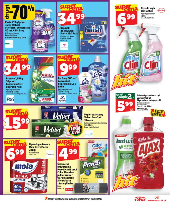 TOPAZ - gazetka promocyjna Nowa gazetka od czwartku, 11.06 od czwartku 11.06 do środy 17.06 - strona 59