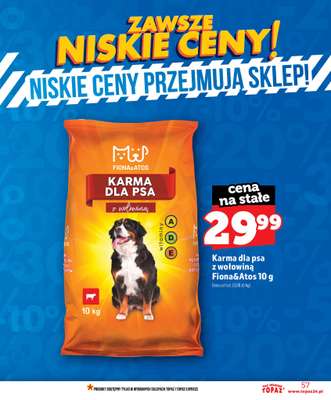 TOPAZ - gazetka promocyjna Nowa gazetka od czwartku, 11.06 od czwartku 11.06 do środy 17.06 - strona 57