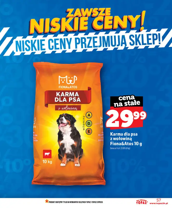 TOPAZ - gazetka promocyjna Nowa gazetka od czwartku, 11.06 od czwartku 11.06 do środy 17.06 - strona 57
