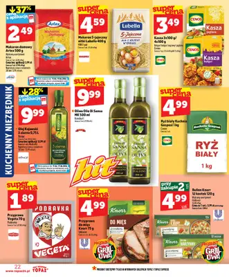 TOPAZ - gazetka promocyjna Nowa gazetka od czwartku, 11.06 od czwartku 11.06 do środy 17.06 - strona 22