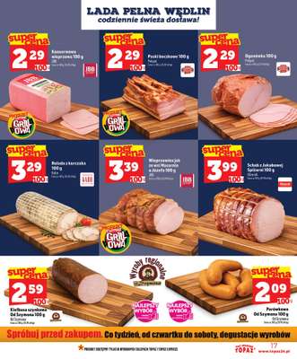 TOPAZ - gazetka promocyjna Nowa gazetka od czwartku, 11.06 od czwartku 11.06 do środy 17.06 - strona 17