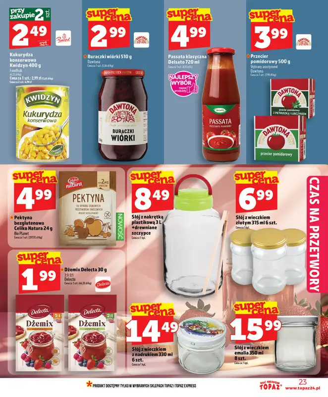 TOPAZ - gazetka promocyjna Nowa gazetka od czwartku, 11.06 od czwartku 11.06 do środy 17.06 - strona 23