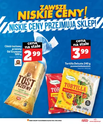 TOPAZ - gazetka promocyjna Nowa gazetka od czwartku, 11.06 od czwartku 11.06 do środy 17.06 - strona 45