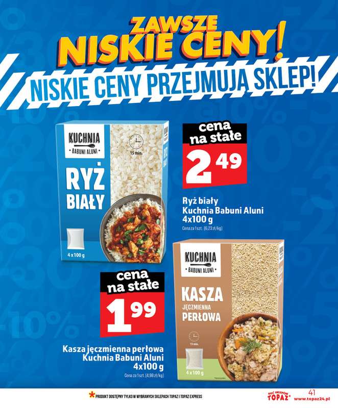 TOPAZ - gazetka promocyjna Nowa gazetka od czwartku, 11.06 od czwartku 11.06 do środy 17.06 - strona 41
