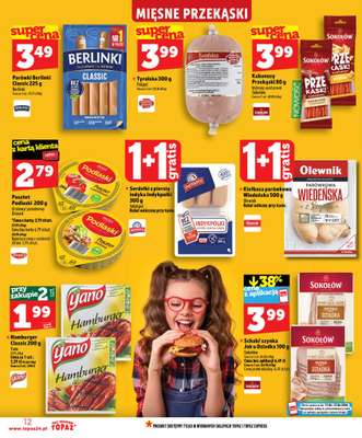 TOPAZ - gazetka promocyjna Nowa gazetka od czwartku, 11.06 od czwartku 11.06 do środy 17.06 - strona 12