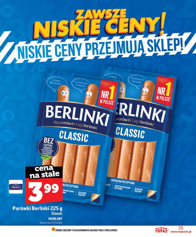 TOPAZ - gazetka promocyjna Nowa gazetka od czwartku, 11.06 od czwartku 11.06 do środy 17.06 - strona 35